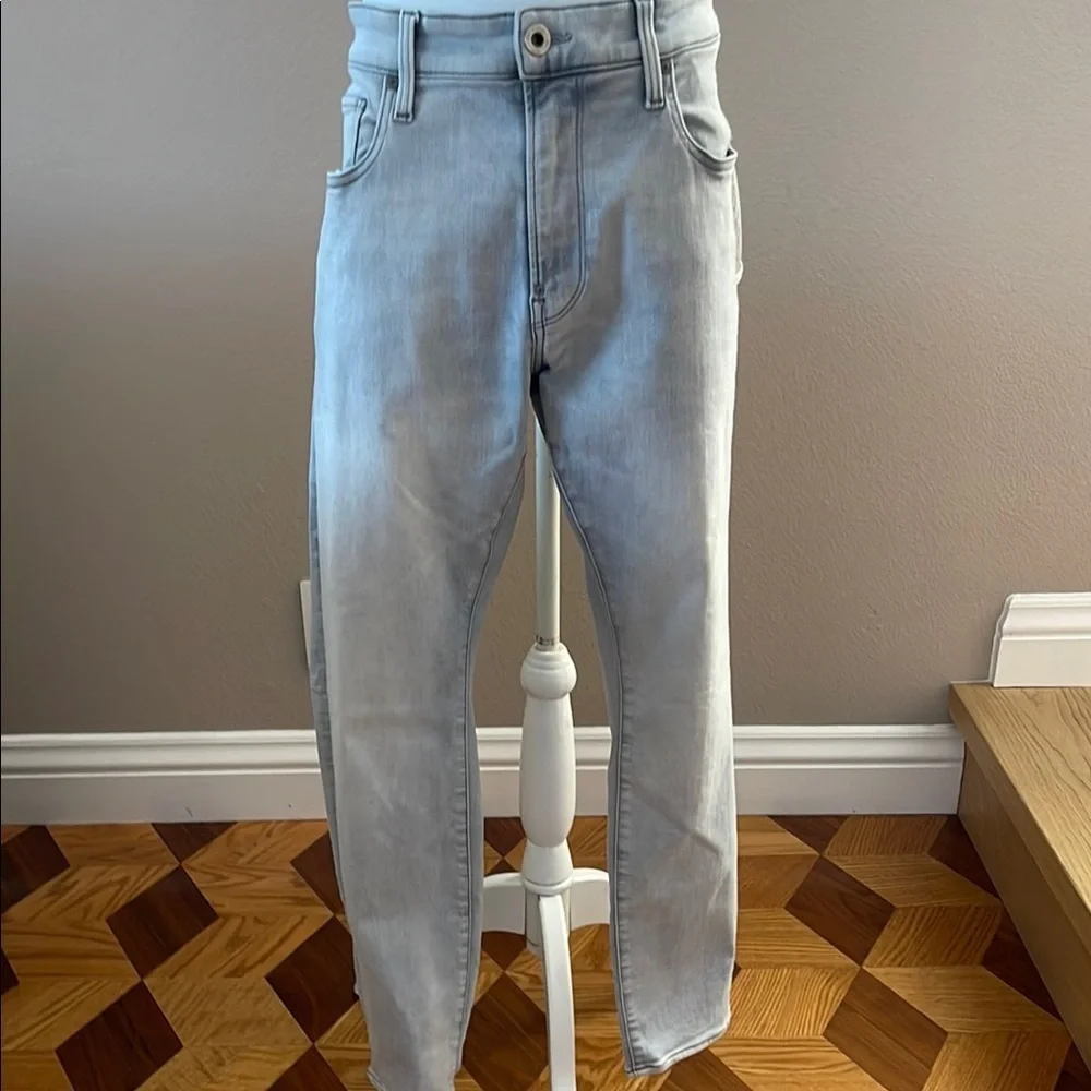G-Star Men's Light Gray Slim Jeans 33x30